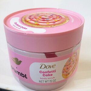 new!!!  Dove Crumbl Exfoliating Body Scrub Confetti Cake, 15 oz